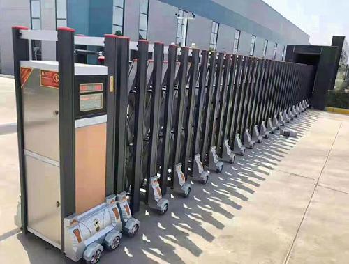 工地電動(dòng)伸縮門(mén)案例