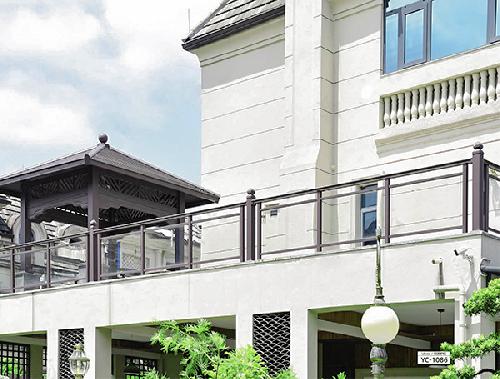 鋁藝護(hù)欄YC-1086案例